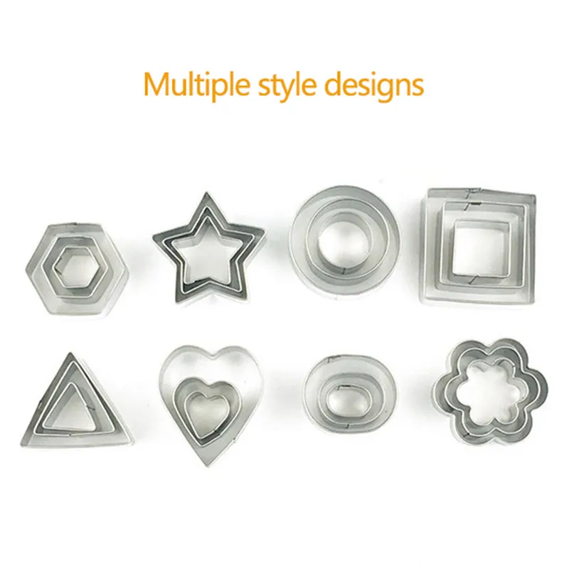 26 шт. резак из нержавеющей стали слайсер геометрические формы мини кухонные