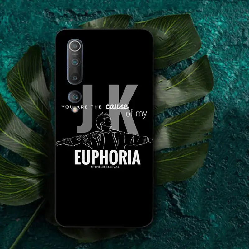 

TOPLBPCS KPOP Euphoria Jungkook Phone Case for RedMi note 7 8 9 6 5 4 X pro 8T 5A