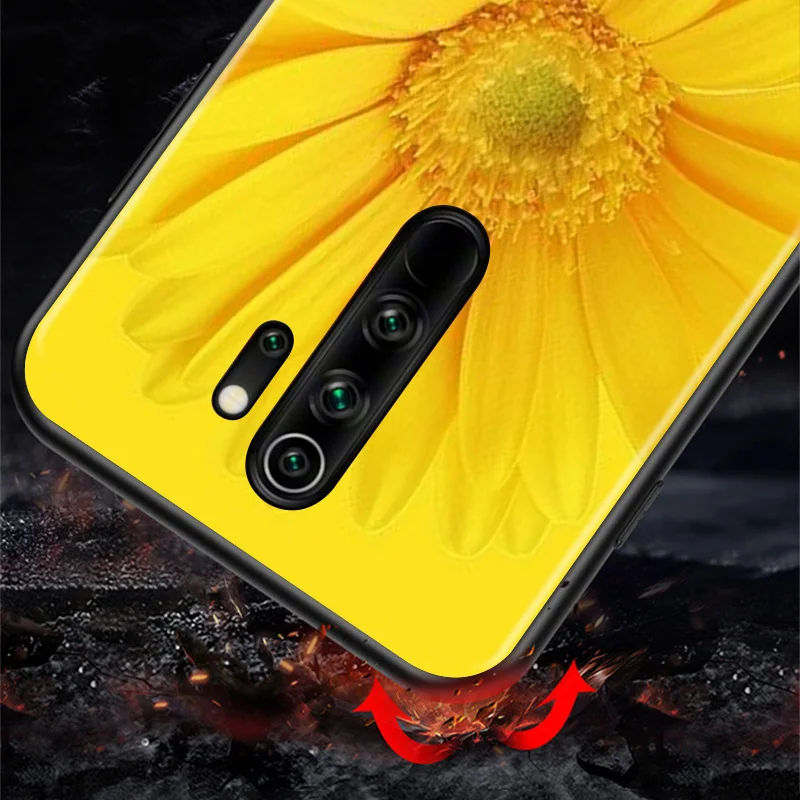 

Chrysanthemum Art Black Cover For Xiaomi Redmi 10X 9I 9C 9A 9 GO K30 Ultra K20 8A 8 7A 7 S2 6 Pro 5G Phone Case