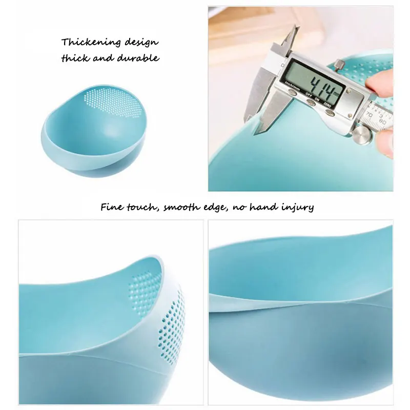 Rice Cleaner Basket Wash Serve Colander Strainer Basin Washbasin Fruit Vegetable Tools Cooking Kitchen Helper | Дом и сад