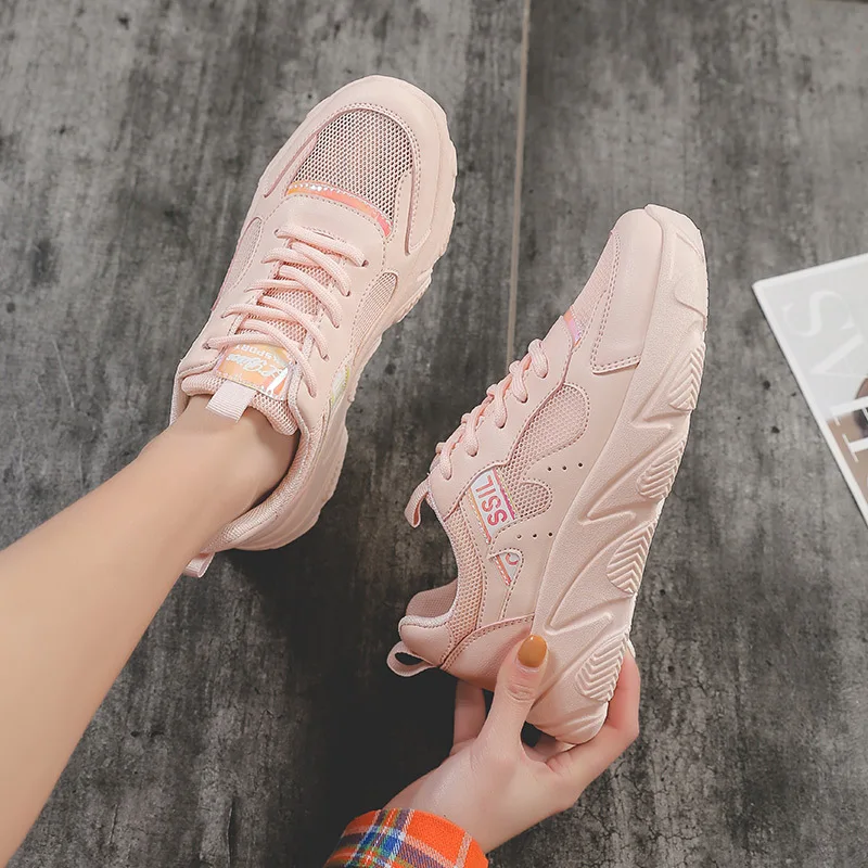 2019 Брендовые женские/женские модные повседневные женские кроссовки на толстой