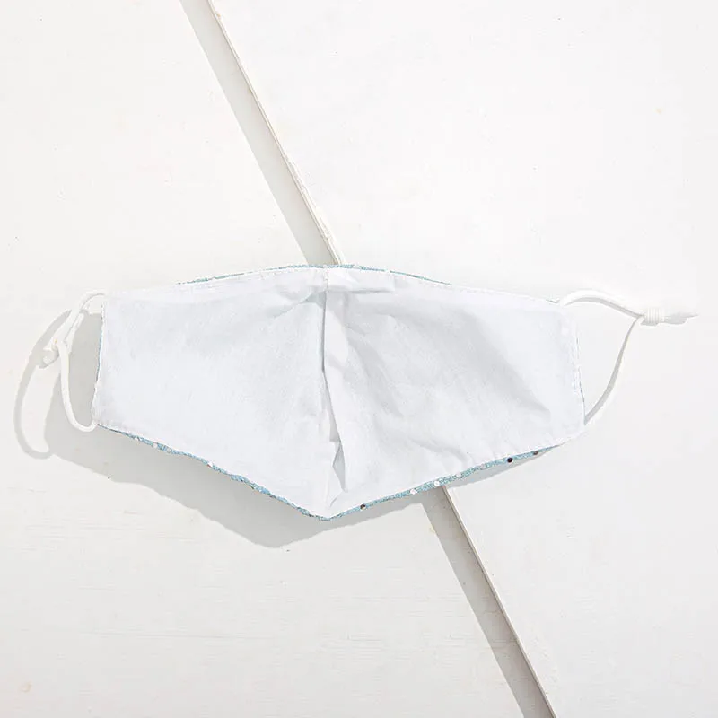 Новые многоразовые блестящие стразы блестящая маска для женщин модная