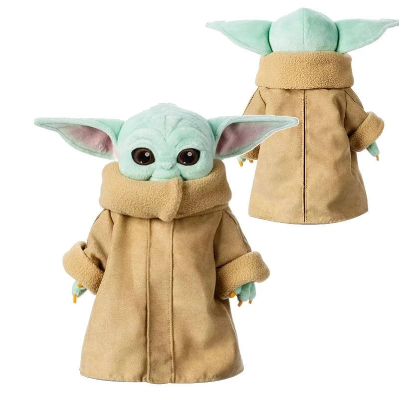 

Disney 30cm Baby Yoda Plush Dolls The Mandalorian Peluche Child Grogu Action Figure Doll Toys Cute Stuffed Toy for Boy Kids Gift