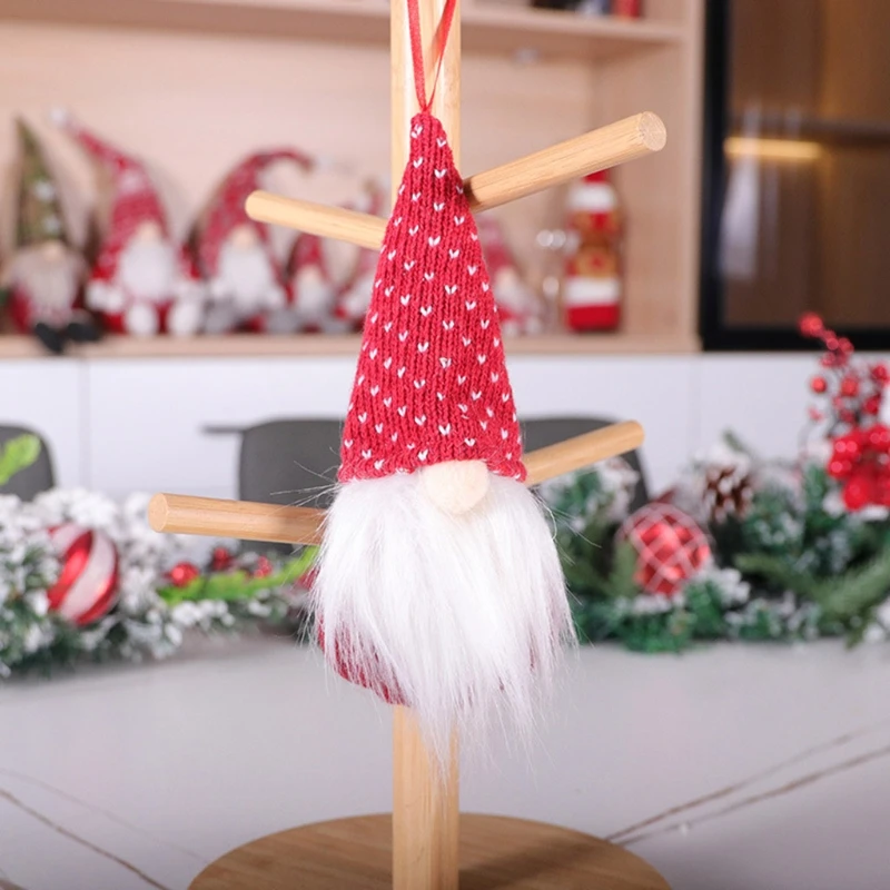 4pcs Christmas Faceless Doll Decorations Swedish Gnome Tomte Toy Hanging Tree Ornaments Thanks Giving Day Gifts | Дом и сад