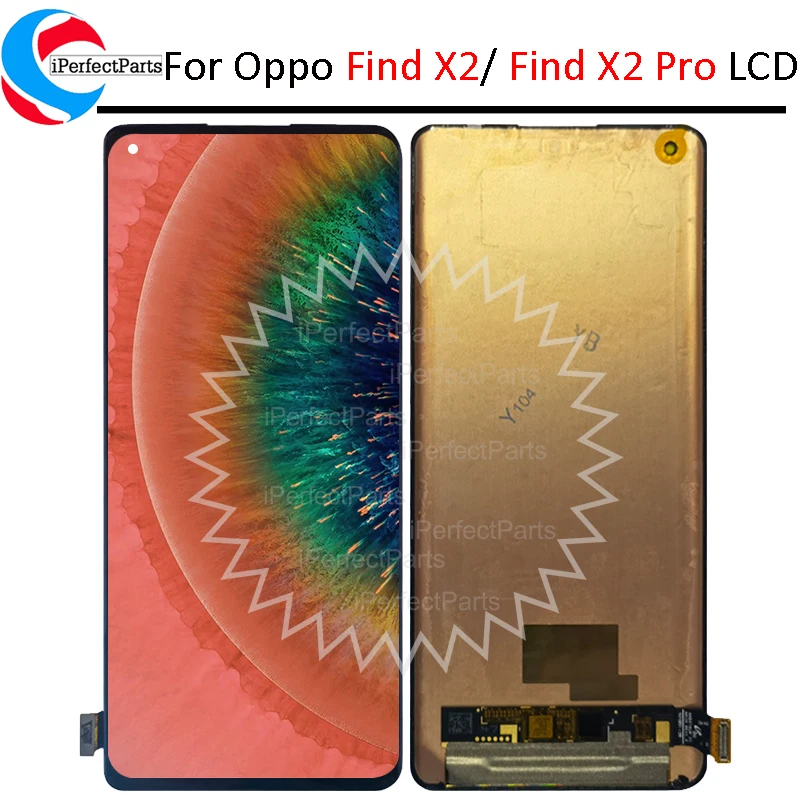ЖК-дисплей 6 7 дюйма Amoled для OPPO FIND X2 CPH2023 экран с сенсорной панелью дигитайзер Oppo Find