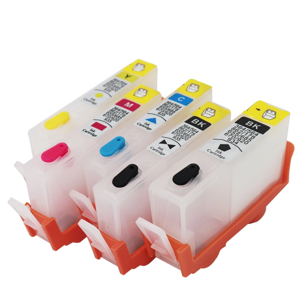 

5 pcs For HP 862 Refillable Ink Cartridges Empty for HP Photosmart AIO/7510 e-AIO-C311a/Plus AIO/Pro B8550 with ARC Chips