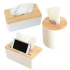 Коробка для бумажных салфеток с деревянным покрытием, коробка для туалетной бумаги, рулон бумаги, деревянная коробка для бумажных салфеток, Домашний Органайзер для ванной и автомобиля, декоративный инструмент для хранения