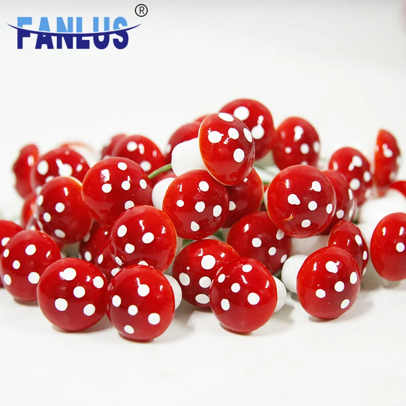 50/100 шт Моделирование мини-колонка в форме гриба модель горшечные растения