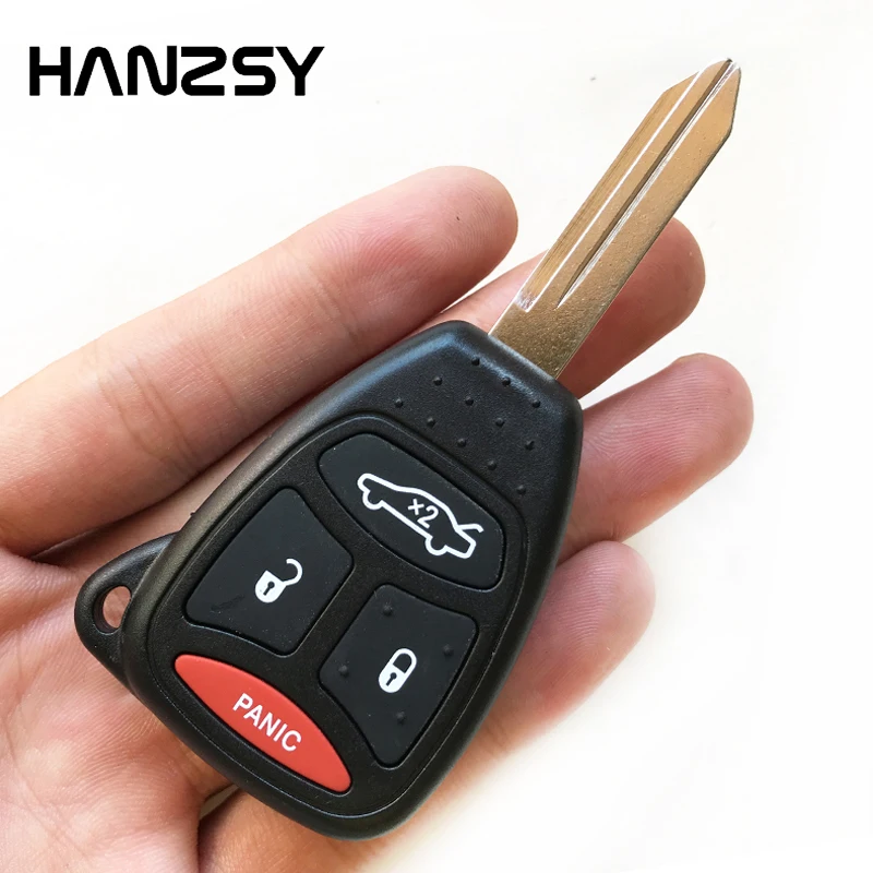 Чехол для дистанционного ключа с 4 кнопками Chrysler 300 Dodge Dakota Durango Jeep Grand Cherokee Commander