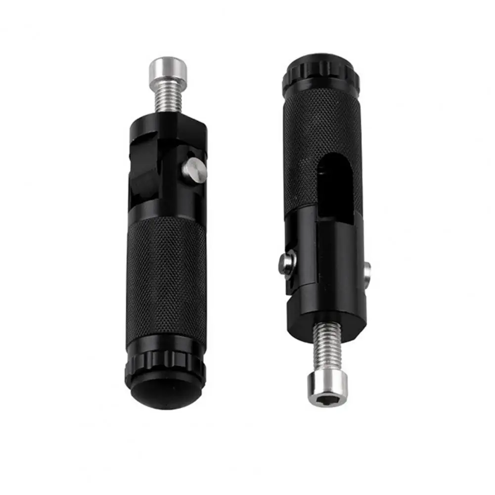 

50%HOT2Pcs Folding Foot Pedal Universal Anti-skid Aluminum Alloy Round Pattern Folding Footpeg for Motorcycle