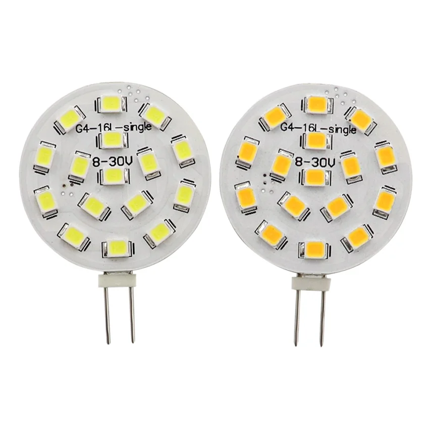 Midcars G4 Led 12 в 3 Вт Smd 2835 16 светодиодов на 24 В переменного и постоянного тока