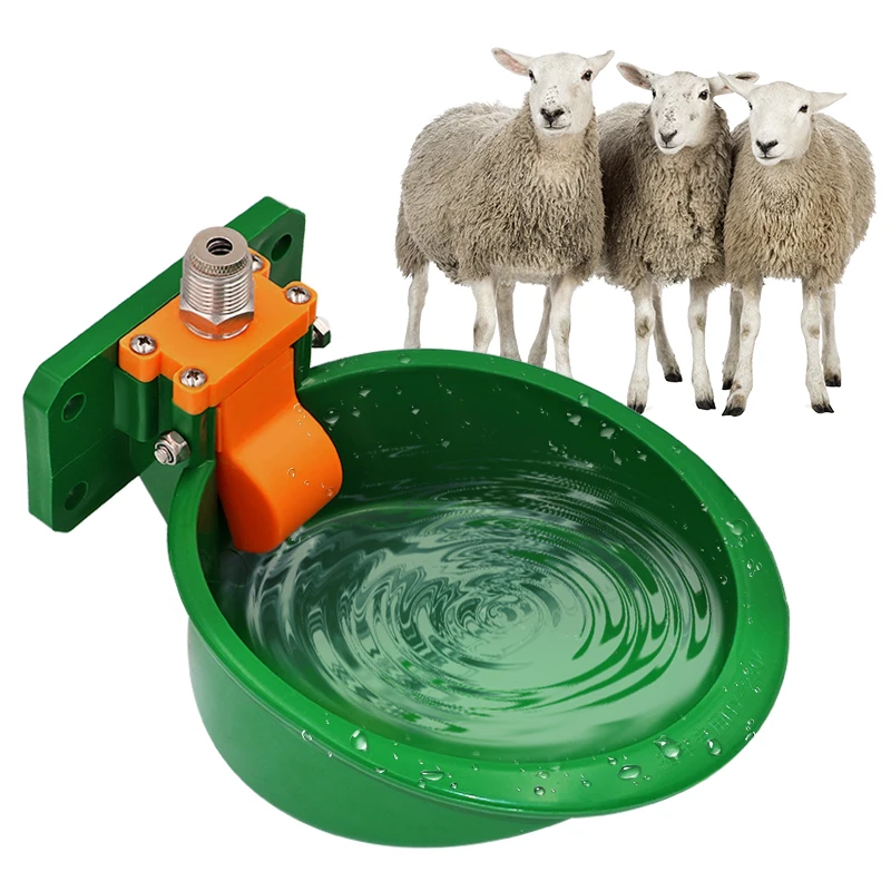 

Automatic Plastic Pig and Sheep Drinking Bowl Touch-type Poultry Farm Feeding Sow Animal Thickened Water Bowl Durable Drinker