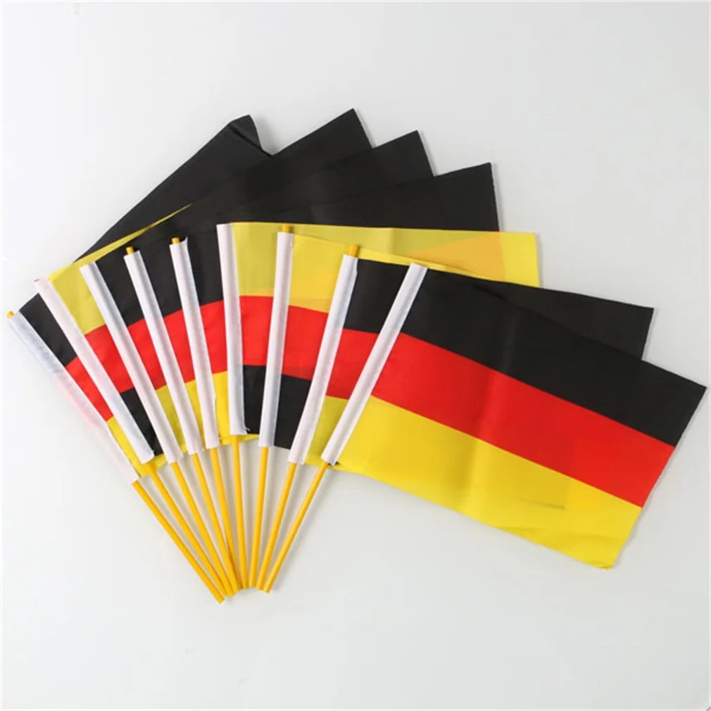 10 шт. новый небольшой Федерации ручной развевающийся Национальный флаг