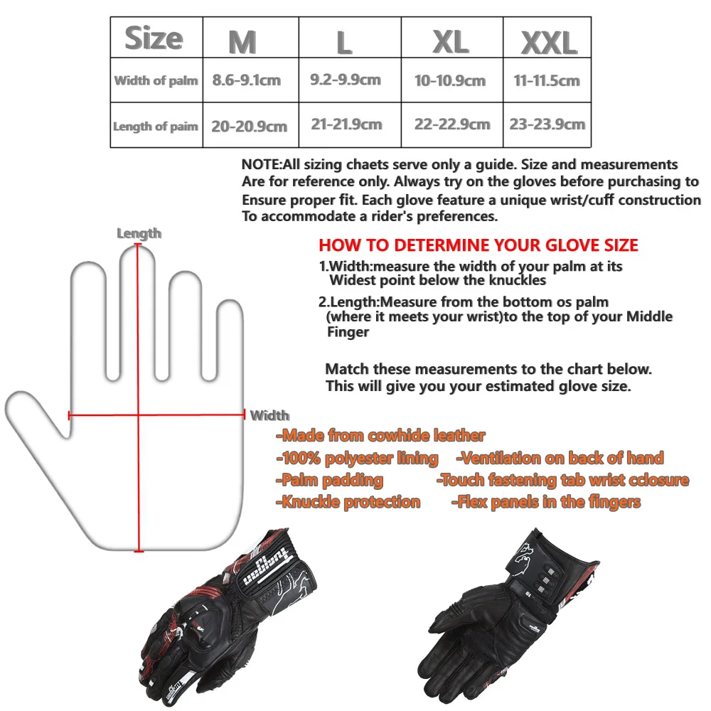 Мотоциклетные Перчатки guantes защитные удобные мужские и женские внедорожные длинные перчатки из углеродного волокна гоночные крутые тренды