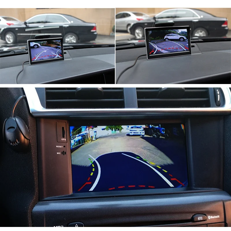 

Intelligent Dynamic Trajectory Tracks HD CCD Reverse Backup Camera Rear View Camera Auto Reversing Parking Assistance