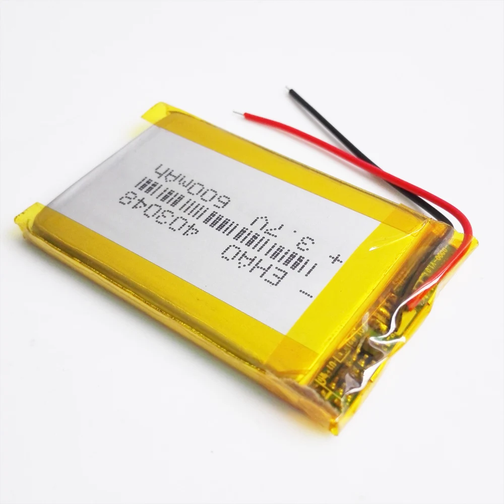Литий-полимерный аккумулятор для Mp3 MP4 GPS bluetooth электронных книг 5 шт. 3 7 В 600 мАч 403048