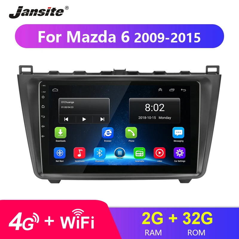 Jansite 7 &quot2din автомобильный Радио Цифровой плеер сенсорный экран Android 8 1