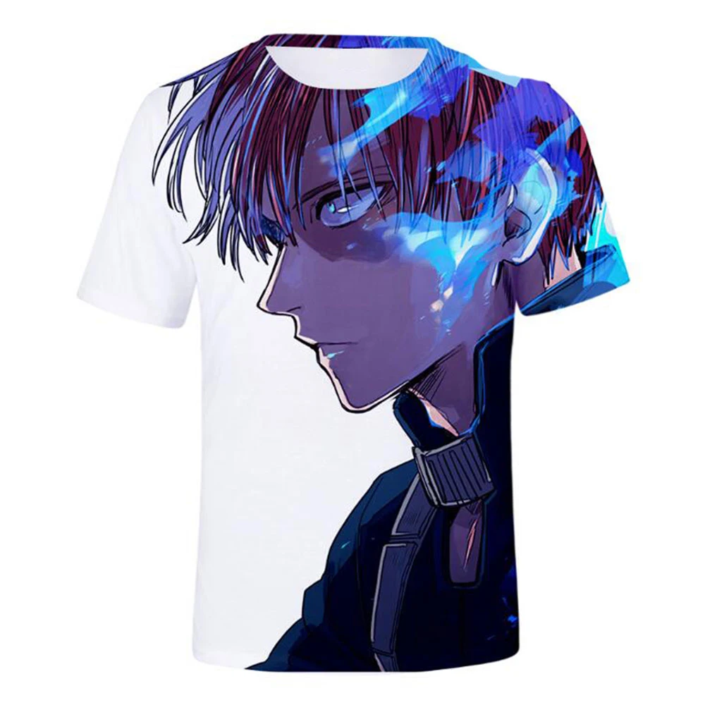 

My hero academia T Shirt Men Women 3D Print Meliodas Sin of Anger T Shirts Short Sleeve Harajuku Streetwear Casual Tops