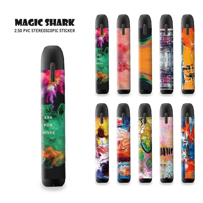 Модная стерео-пленка Magic Shark из ПВХ стикер для рисования кожи электронной