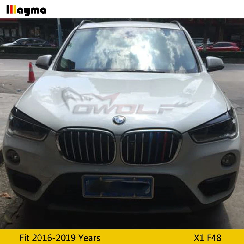 Накладка на фару из углеродного волокна веко для BMW X1 F48 20i sdrive 25i xdrive 2016-2019