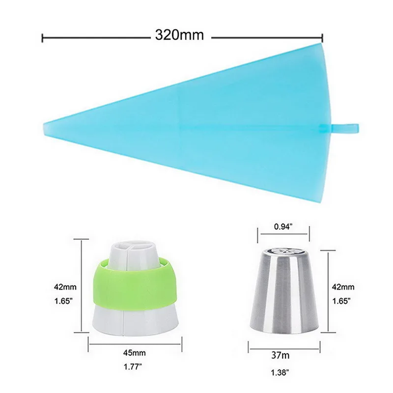Набор насадок для кондитерского торта кондитерский мешок украшение фонданта