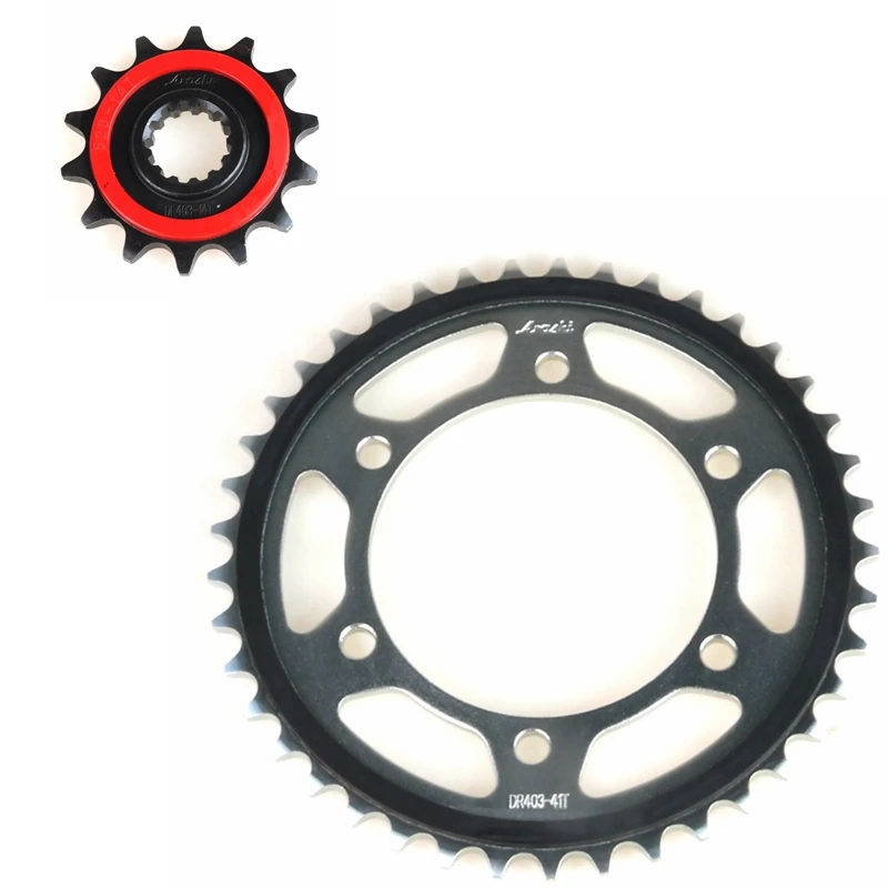 

520 Motorcycle Chain Front Rear Sprocket Kit For KAWASAKI Nina400 & Z400 2018-2019-2020-2021