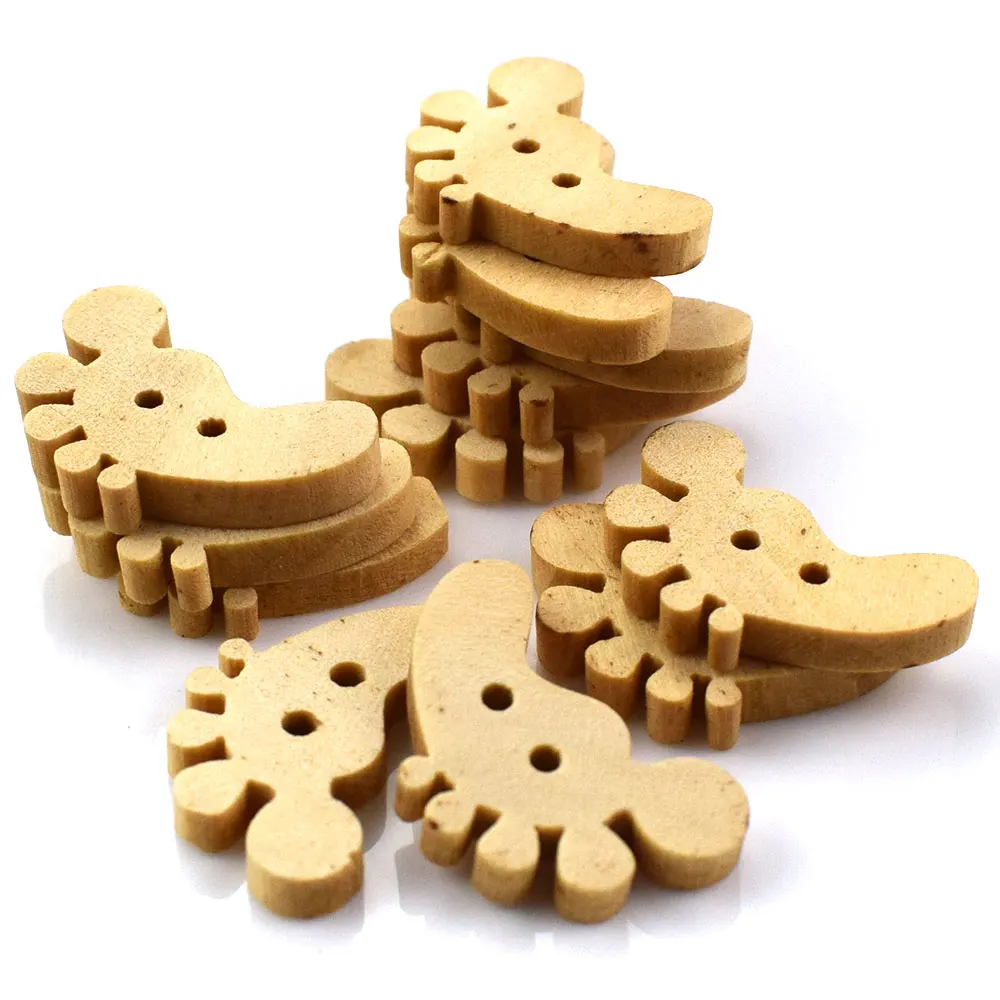 500 шт. деревянные пуговицы для ступней | Дом и сад