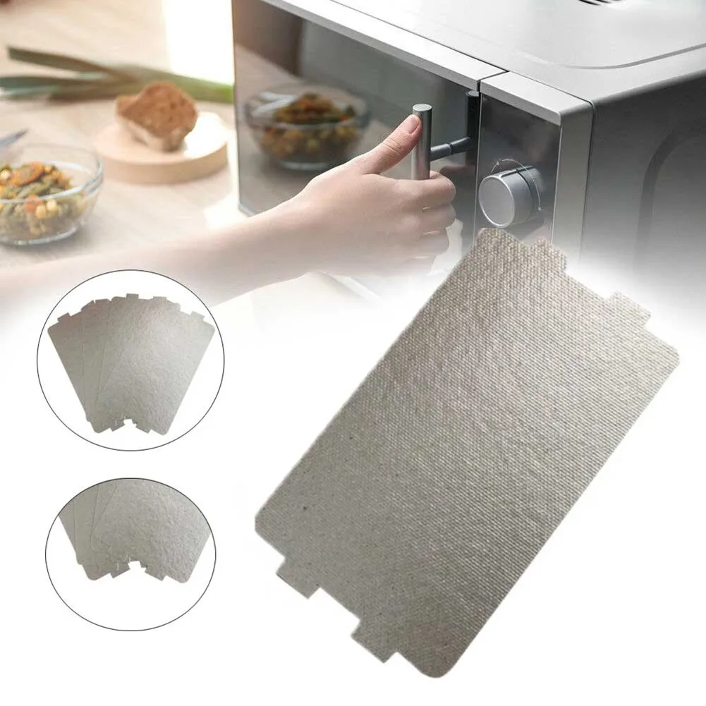 

5pcs Microwave Oven Mica Plates 11.6X6.5cm Mica Sheet Universal For Microwave Oven Toaster Microwave Plates Wave Guide Cover