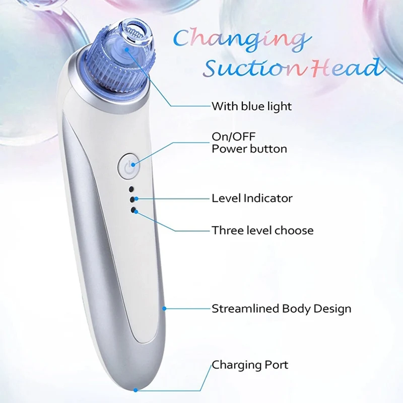 Пылесос Электрический с Usb-зарядкой для удаления черных точек на лице | Красота и