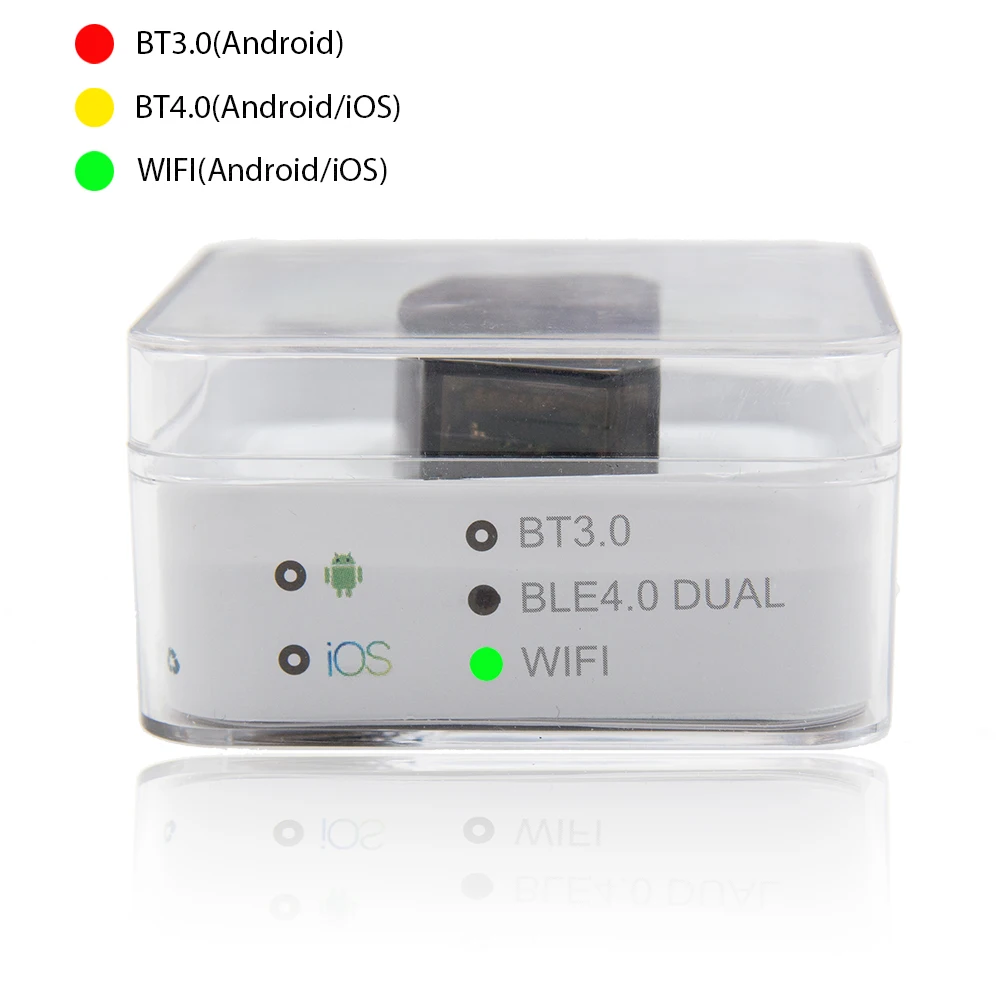 Vgate iCar Pro ELM327 v2.1 Бортовая Диагностика машины инструмент elm 327 bluetooth/wifi для IOS/android elm 327 v2.1 obd2 сканер
