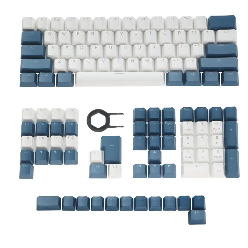 Колпачки для клавиш PBT с подсветкой Cherry MX Набор колпачков Doubleshot OEM профиль US UK 61 68 84