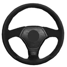 Ручное шитье Обёрточная бумага чехол рулевого колеса автомобиля замши для BMW E36 1995 1996-2000 E39 1995-1999 E46 1998 1999 2000 E31 1995 1996 1997