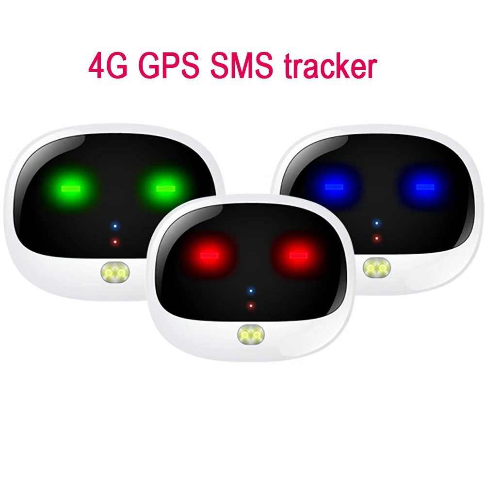 3pcs Pets Mini GPS Tracker Dog  4G  GPS RF-V43 Phone Real Time Tracking Global GPS Locator Waterproof Anti Lost Kids Baby Cat