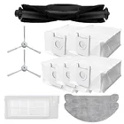 Основной роликовый втулка Hepa фильтр боковые щетки Швабра тканевые мешки для пыли для робота-пылесоса Xclea H30 Plus Бытовая уборка