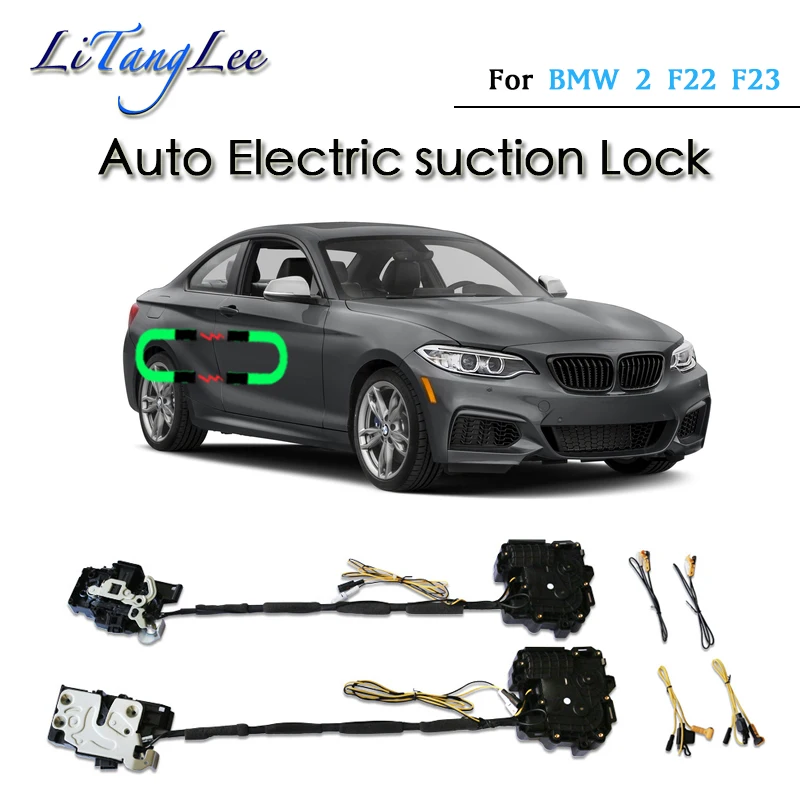 

For BMW 2 Sports M2 F22 F23 2014~2017 Car Soft Close Door Latch Pass Lock Actuator Auto Electric Absorption Suction Closer