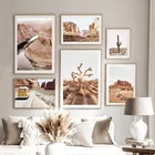 Desert Camel кактус река Природный Каньон постеры и принты для поездок настенная живопись на холсте настенные картины для декора гостиной