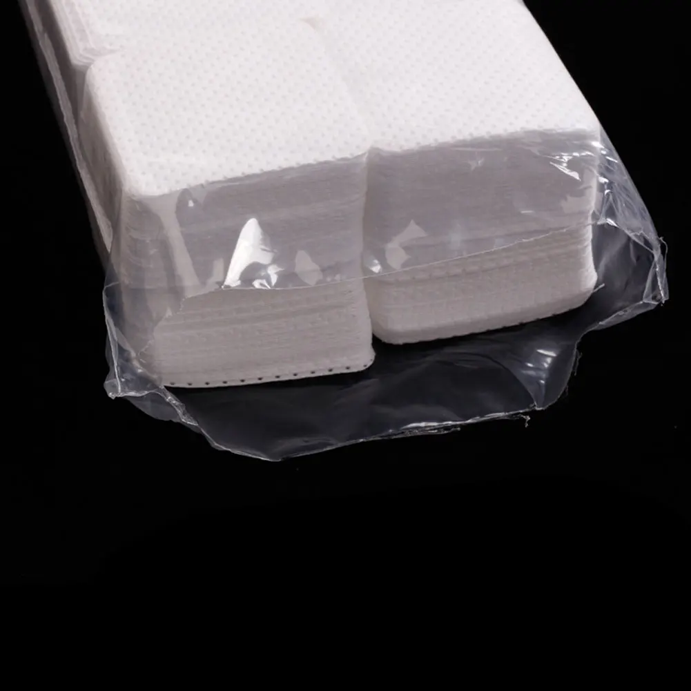 

1000PCS/Pack Paper Cotton Wipes Eyelash Glue Remover Wipe Clean Cotton Sheet Nails Art Cleanin Cleaner Pads Cotton Wipes