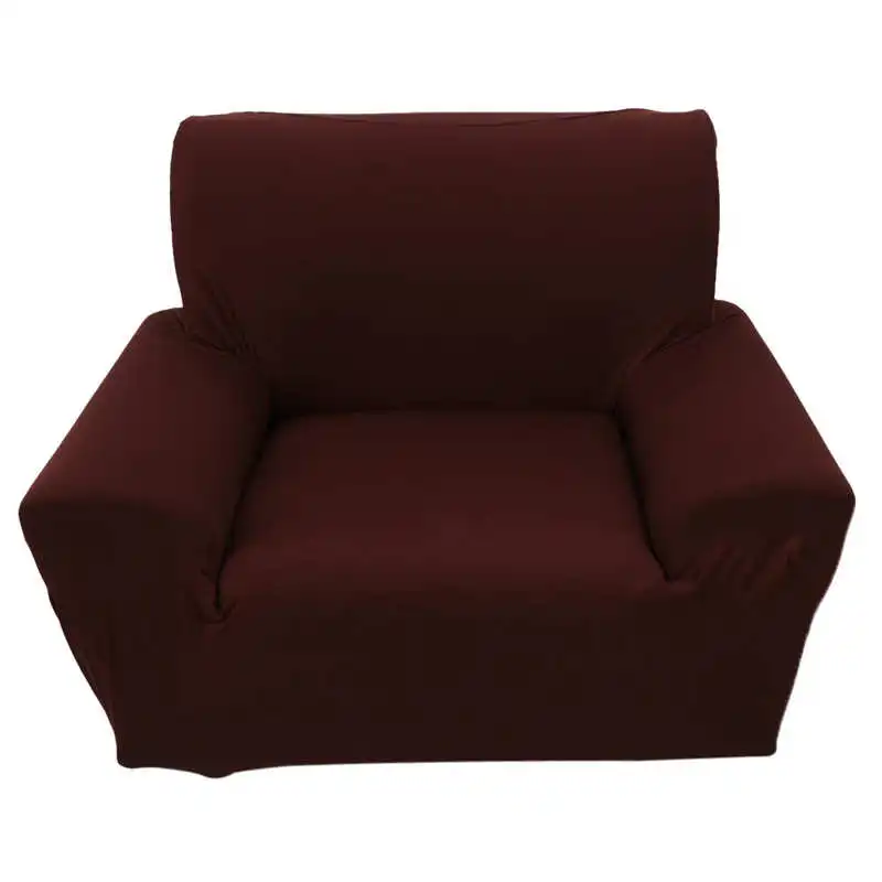 

Universal Soft Sofa Slipcover Stretch Sofa Cover Single Seat Type Couch Cover Slipcover Brown for Sofas Livingroom Home Decor