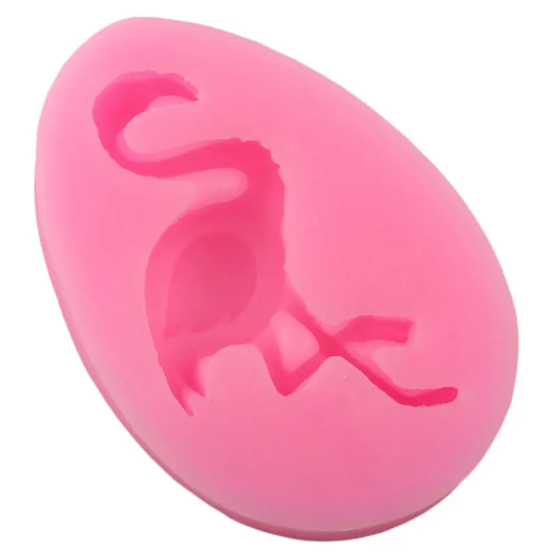 Силиконовые формы в виде фламинго детские инструменты для украшения тортов на