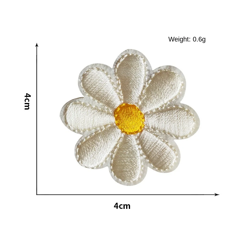 

4x4cm10pcs Patch Embroidered Patches for Clothing Lace Clothe Stickers Accessories Iron on Clothes Applique Decoration