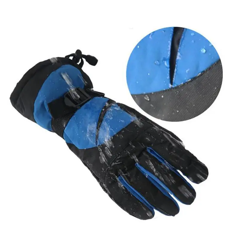 Зимние теплые перчатки для катания на лыжах женские мужские уличные велоспорта