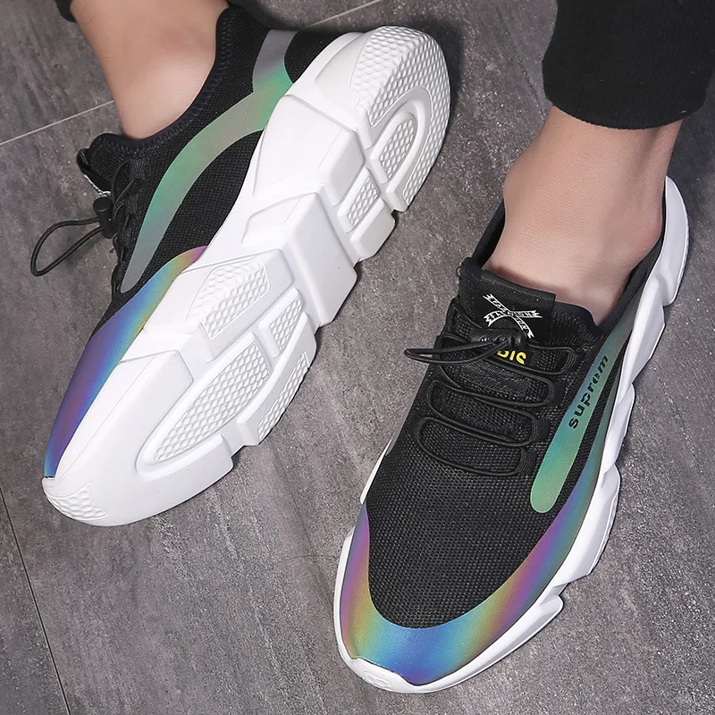 Новая мужская модная обувь 2019 г. Модные спортивные кеды маленькие белые туфли