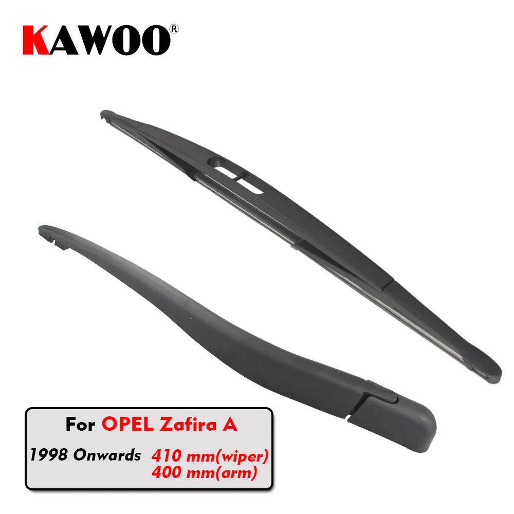 

KAWOO щетка заднего стеклоочистителя автомобиля лезвия заднего стекла стеклоочистители рычаг для OPEL Zafira A хэтчбек (1998 и далее) 410 мм авто лобов...