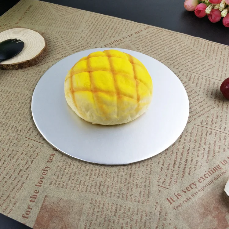 10 шт./компл. круглый торт Панели цвета: золотистый серебристый Бумага кекс десерт