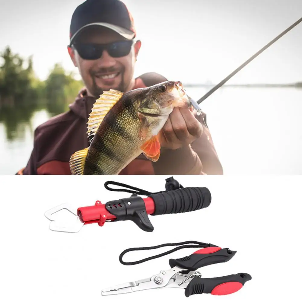 Cutting Pliers Multi-functional Easy to Handhold Rubber Handle Catch Fish Tools for Catch Fish