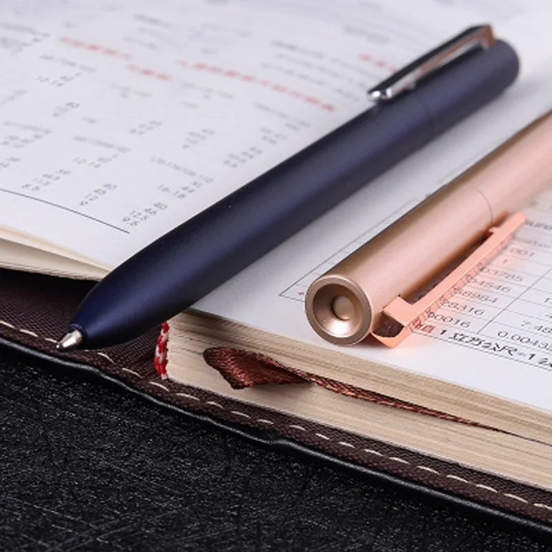 

Original Xiaomi Gel Pen 0.5MM Black Bullet Pen Mijia Signing Pen Metal Pen Office School Writing Supplies Kawaii Stationery