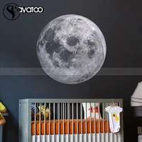 full moon wall sticker space galaxy vinyl decal astronomy planet moonlight universe kids bedroom home decor