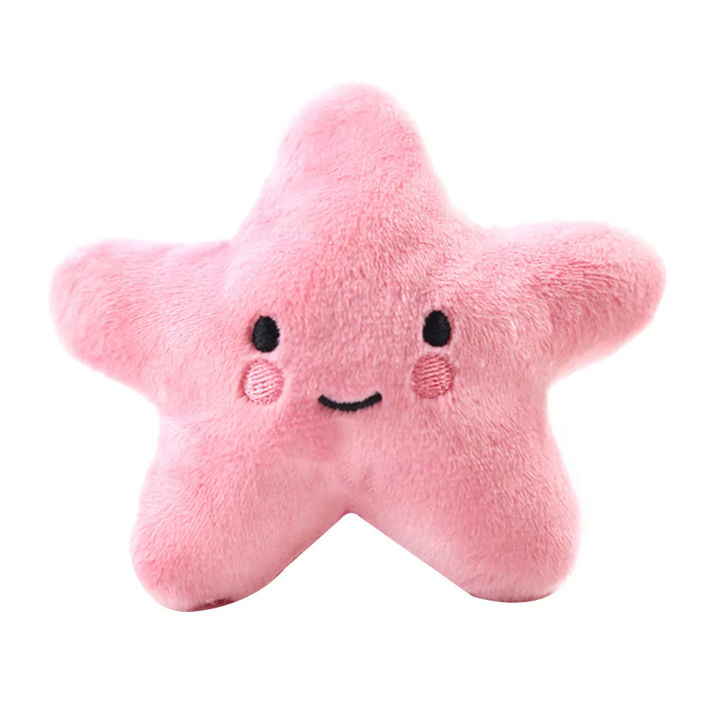 

Pet Dog Plush Toy Squeaky Bite Creative Simulation Five-pointed Star Dog Cat Chewing Sound Toy