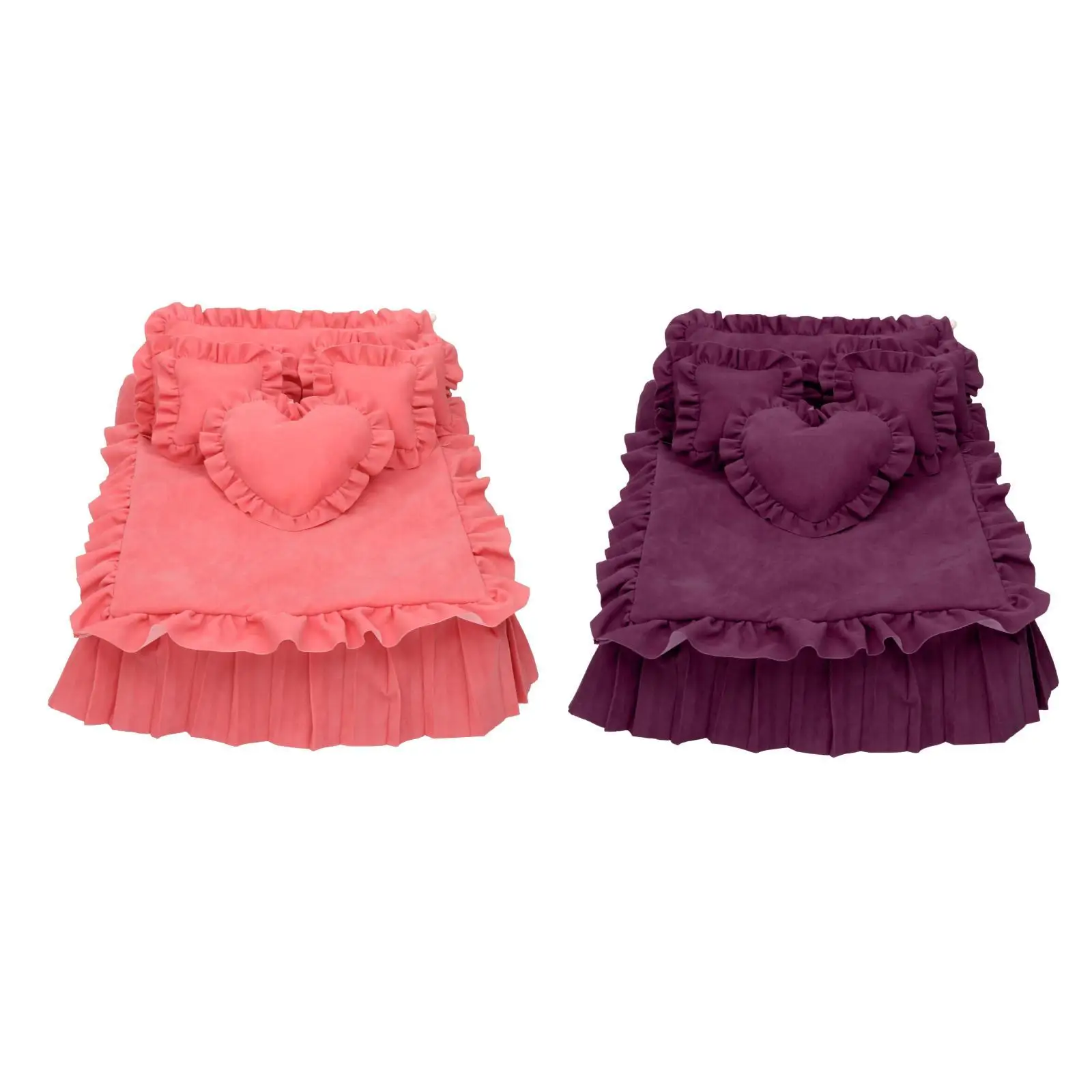 

1:6 Scale Dollhouse Bed with Bed Linings Sleeping Exquisite Miniature for Bedroom Accessory Decorative Furniture Life Scene