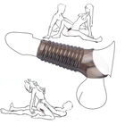 Эластичная головка пениса, удлинитель для задержки эякуляции, интимные изделия для взрослых, без вибратора, секс-игрушки для мужчин, женщин, мужчин, многоразовые насадки на пенис